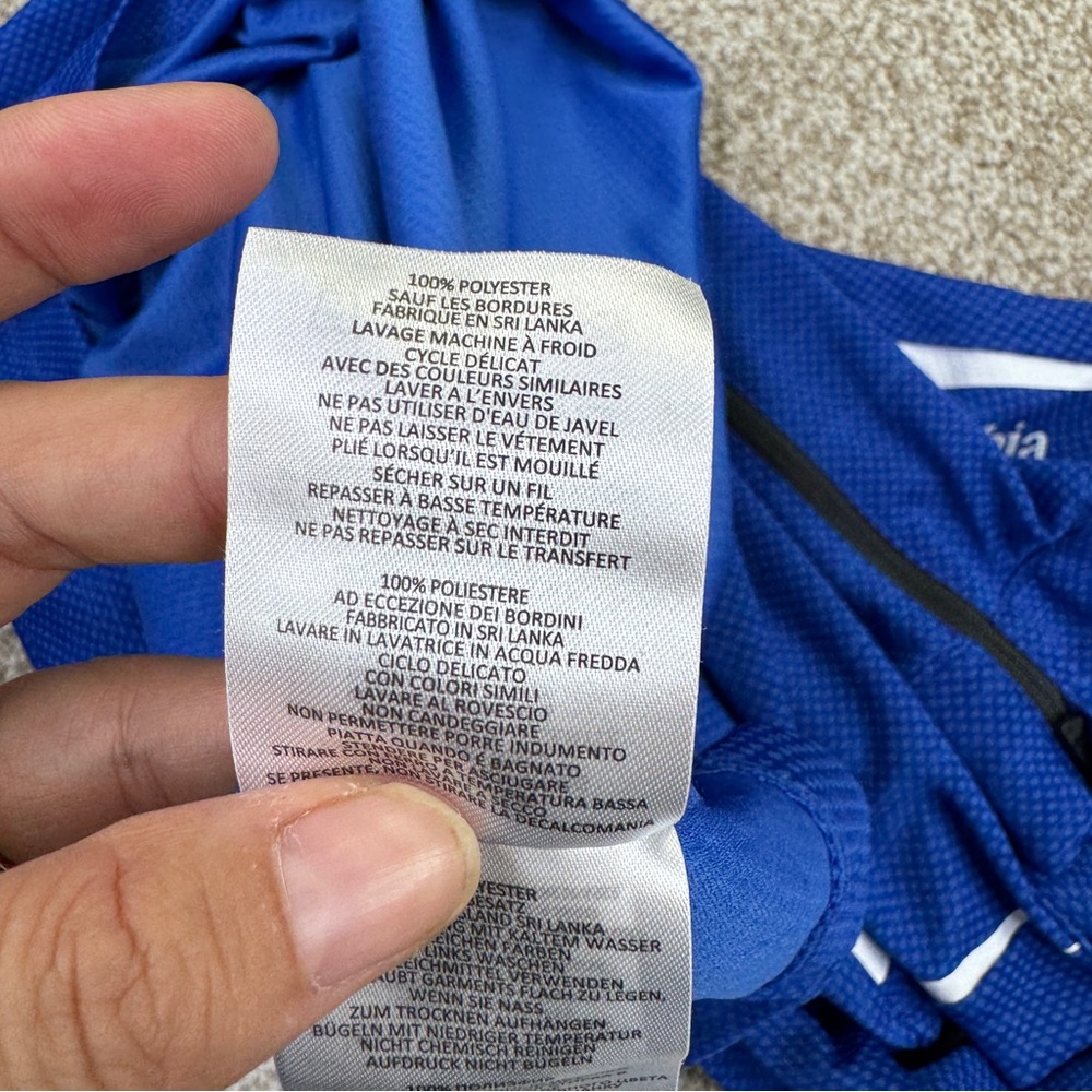 Columbia Golf Vibrant Blue 1/4 Zip Training T Shirt men’s size large - Picture 13 of 14